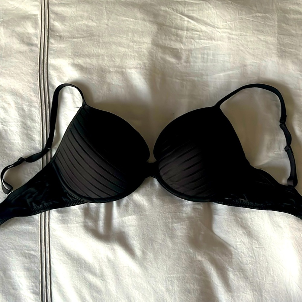 Change T shirt bra - black - 30F (like 32DDD)
